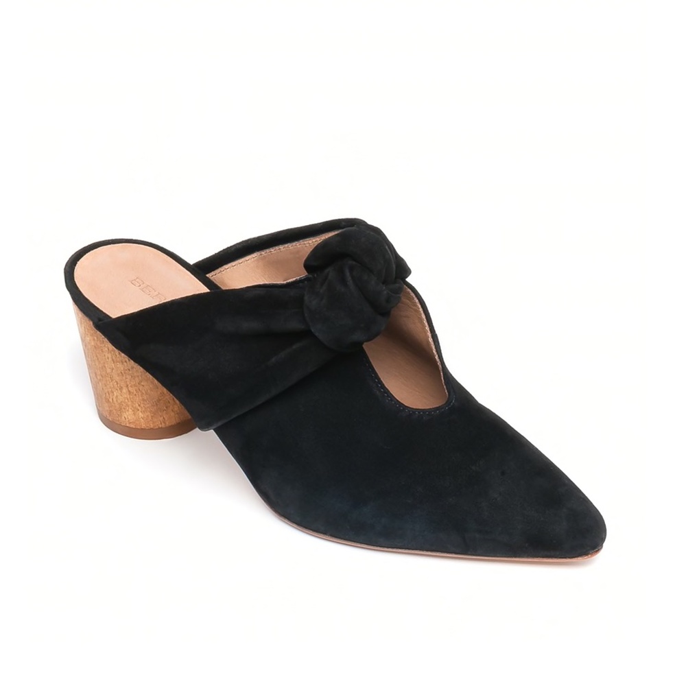 ✨NEW✨ BERNARDO Finley Knot Mule in Black Sz US 7M